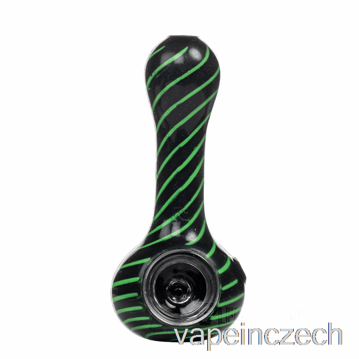 Eyce Oraflex Spirálová Silikonová Lžička černá / Zelená Vape Bez Nikotinu